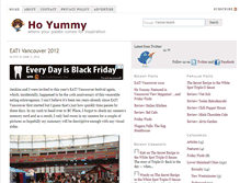 Tablet Screenshot of hoyummy.com